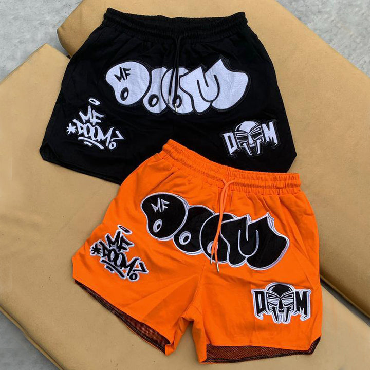 Double patch casual shorts