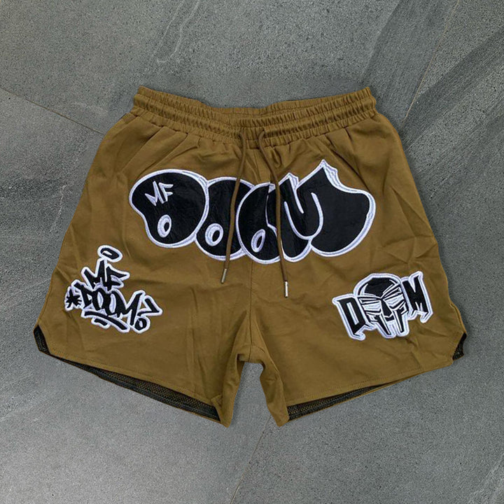 Double patch casual shorts