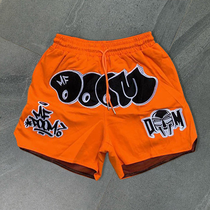 Double patch casual shorts