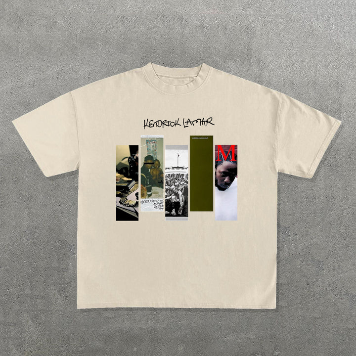 Words Album Print Short Sleeve T-Shirt