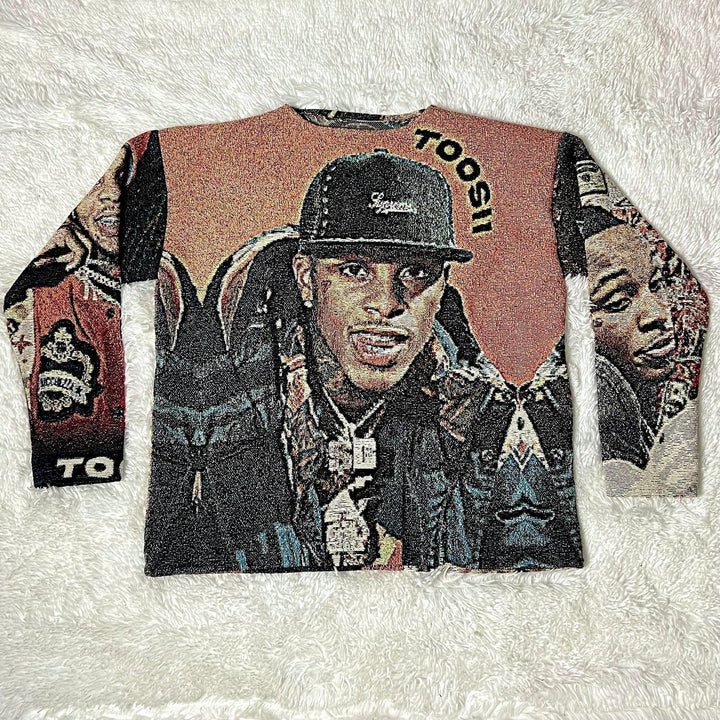 Retro Hip Hop Trendy Tapestry Sweatshirt