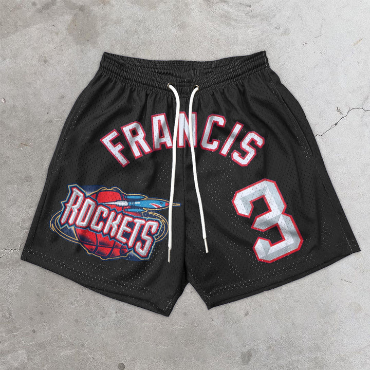 Retro trendy street basketball shorts