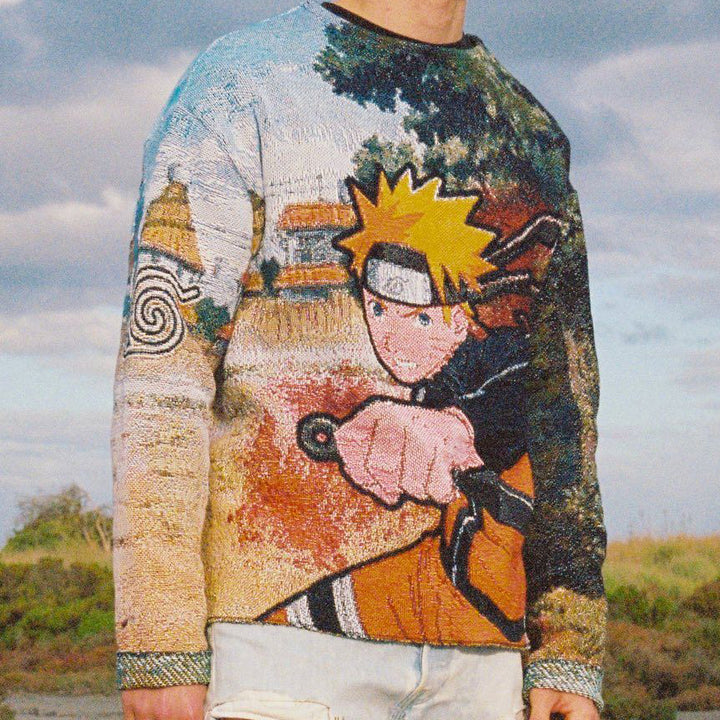 comic tapestry sweatshirt