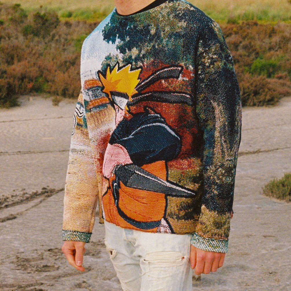 comic tapestry sweatshirt