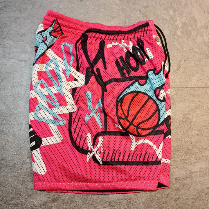 Fashion personalized print sports shorts