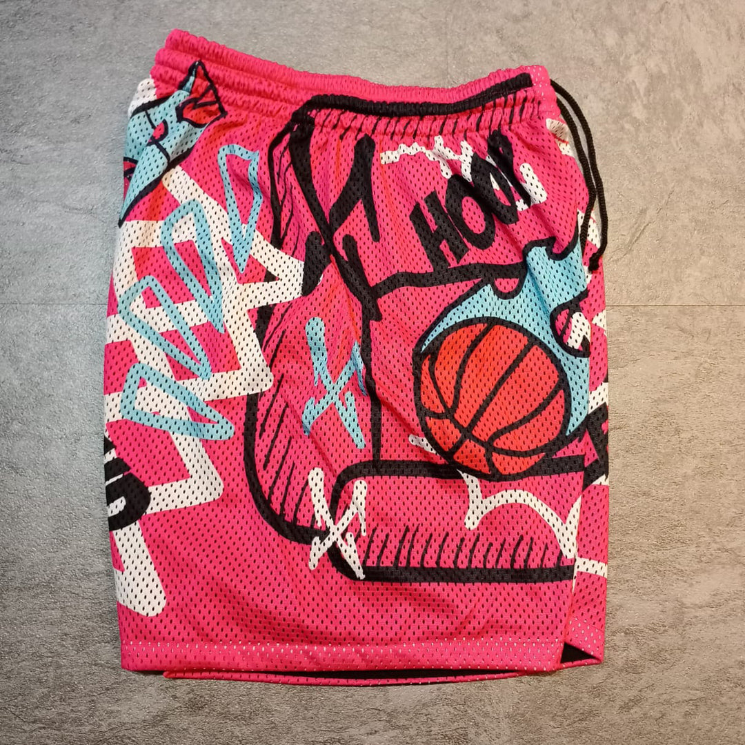 Fashion personalized print sports shorts