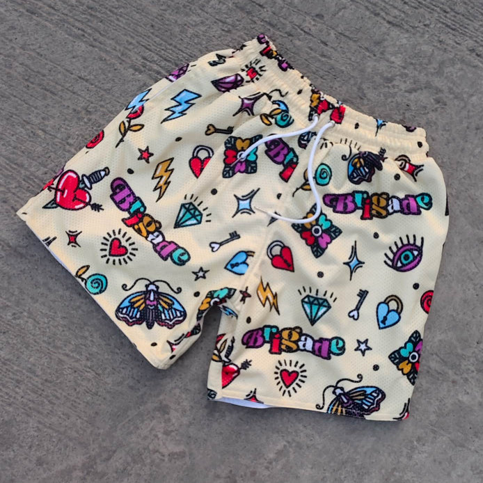 Casual Personalized Cartoon Pattern Shorts