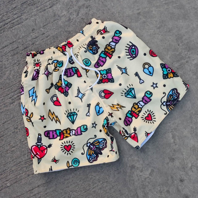 Casual Personalized Cartoon Pattern Shorts