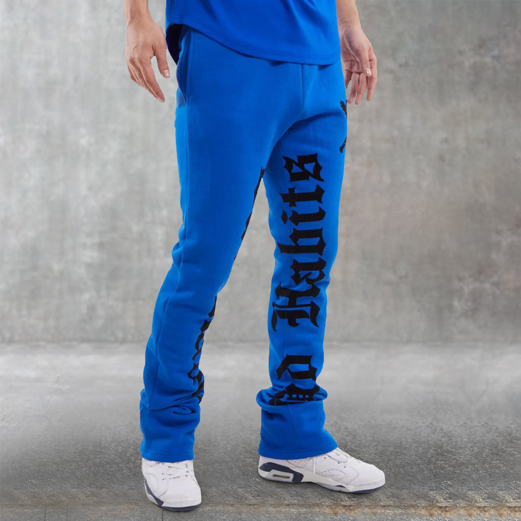 Bad Habits Sports Jogging Pants Blue