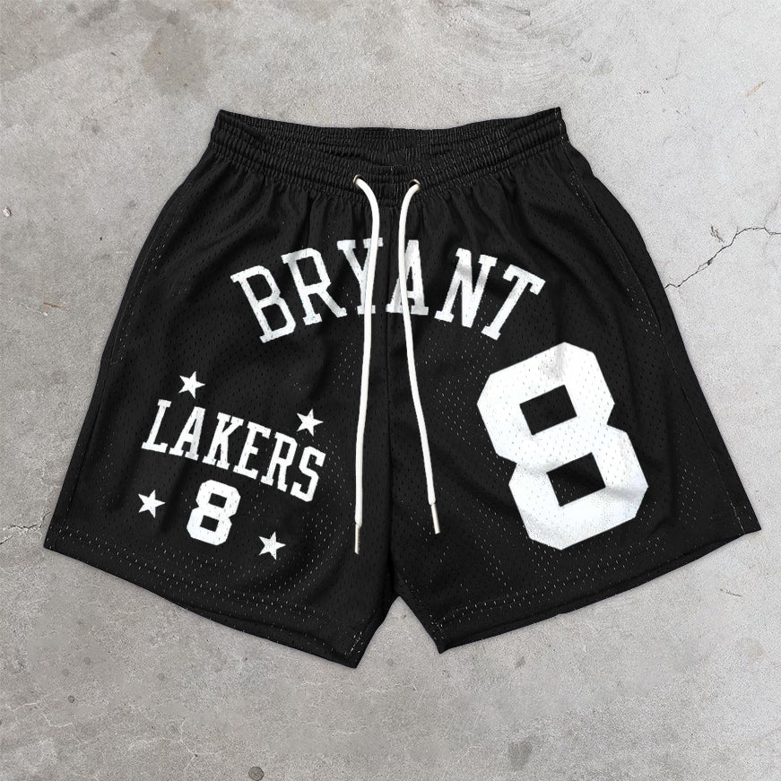 Sports trendy basketball mesh shorts