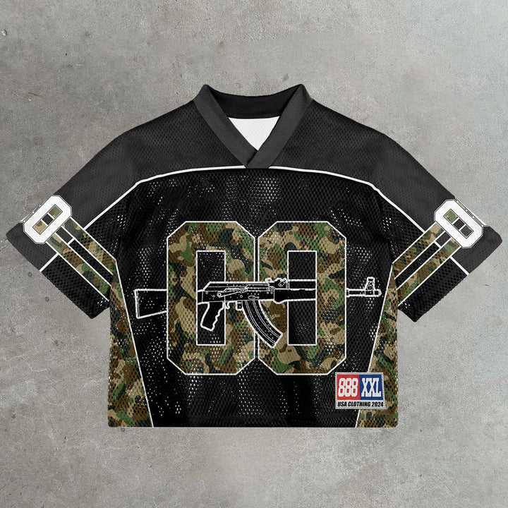 War Casual Street Retro Mesh Jersey