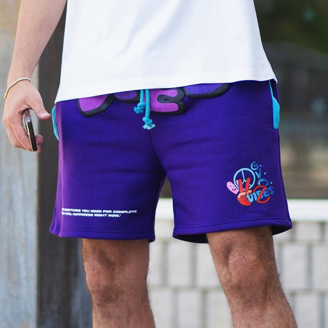 Casual street graffiti shorts