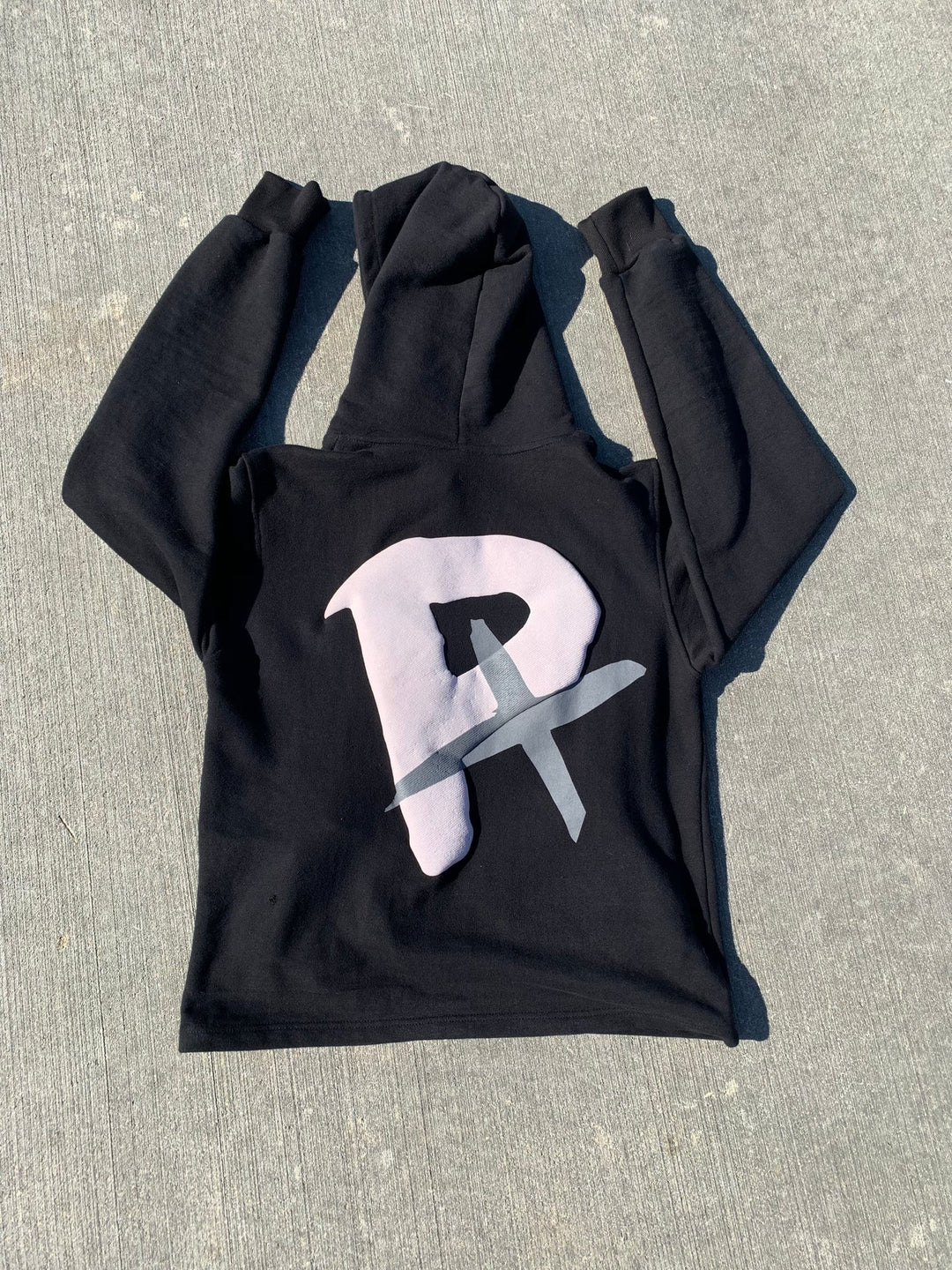 Casual Fashion Color Block Monogram Hoodie