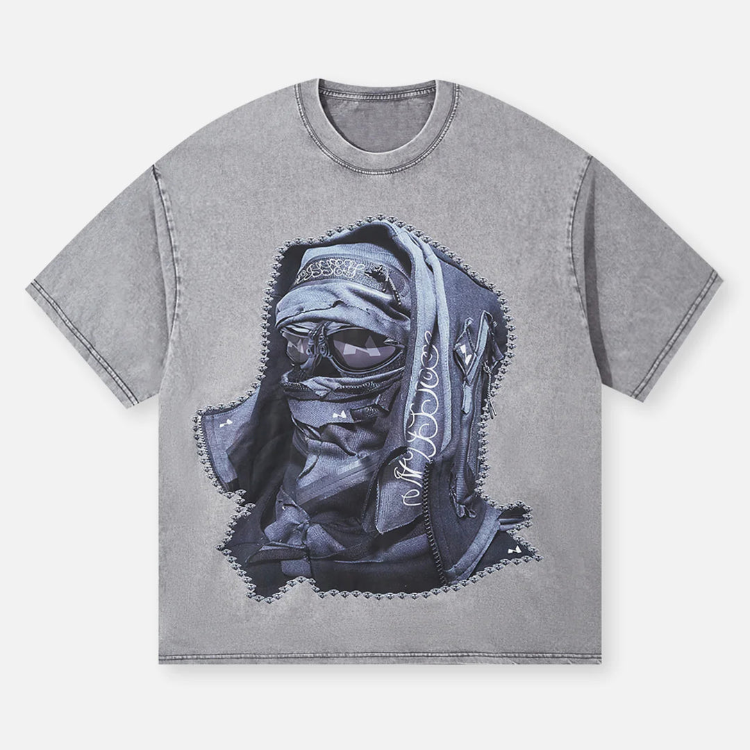 Balaclava cotton T-shirt