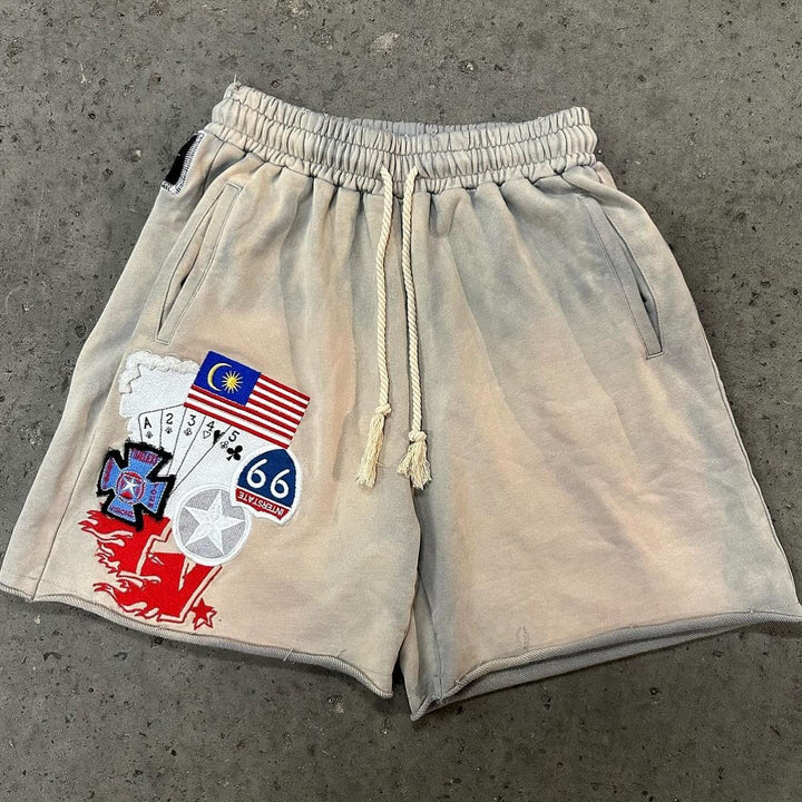 Personalized retro casual shorts