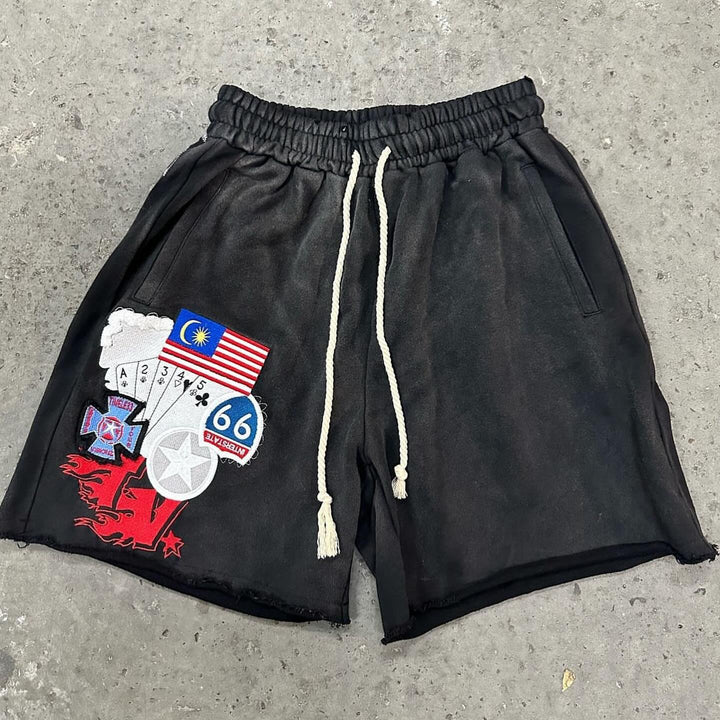 Personalized retro casual shorts