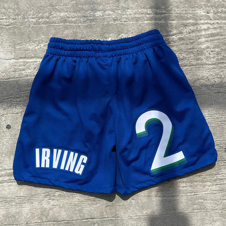 Dallas casual street basketball mesh shorts