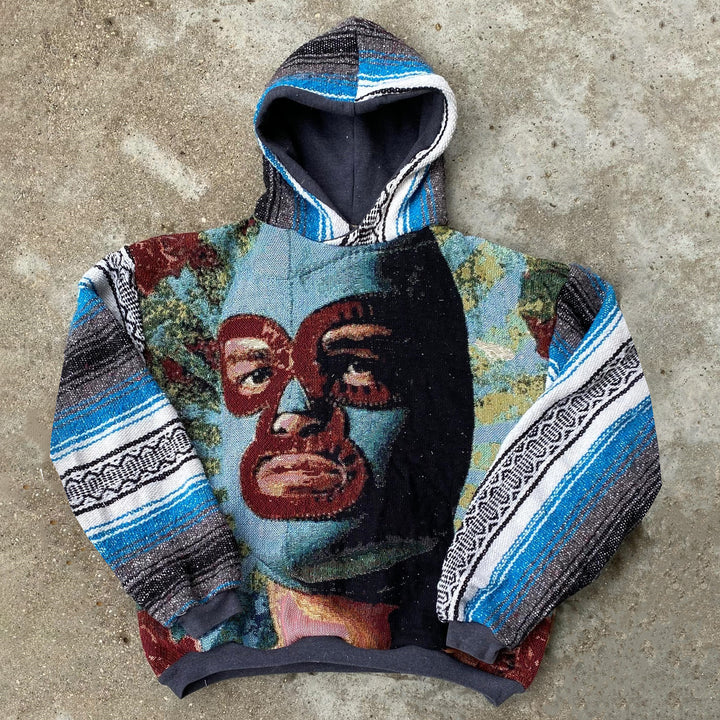 Fashion Mask Boys Print Long Sleeve Hoodies