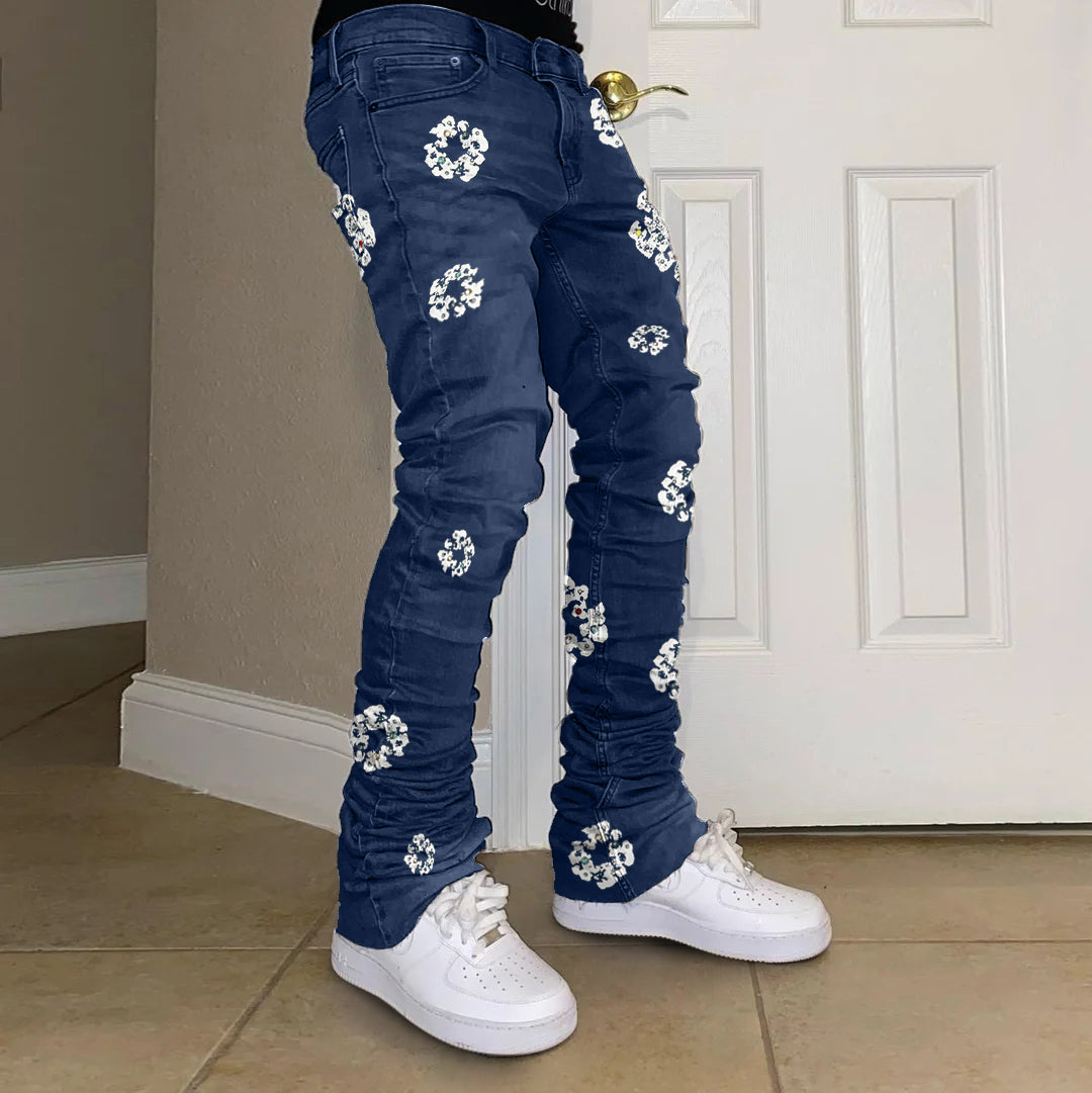 Retro Hip Hop Street Fashion Jeans