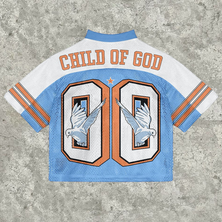 Child of God casual mesh jersey