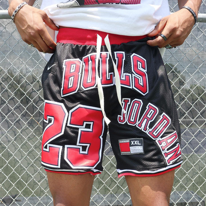 NO.33 Patchwork Mesh Basketball Shorts