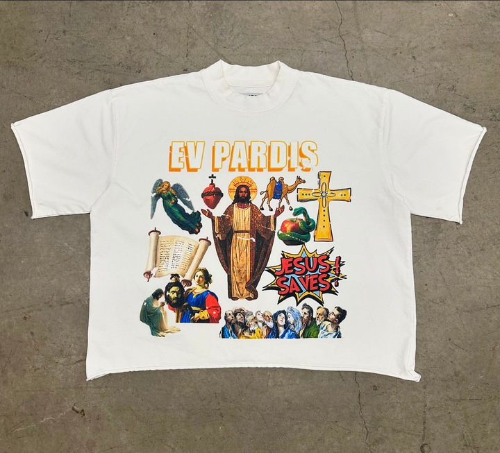 ev pardis printed T-shirt