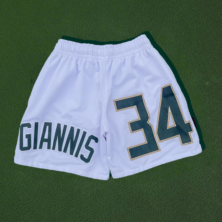 Bucks casual street basketball mesh shorts