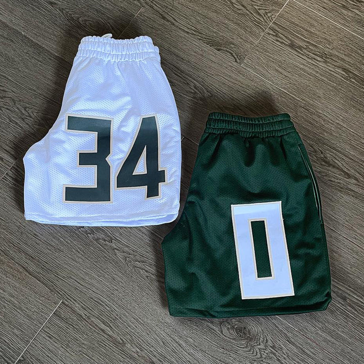 Bucks casual street basketball mesh shorts