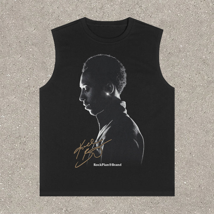 NO.24 Street basketball casual print vest