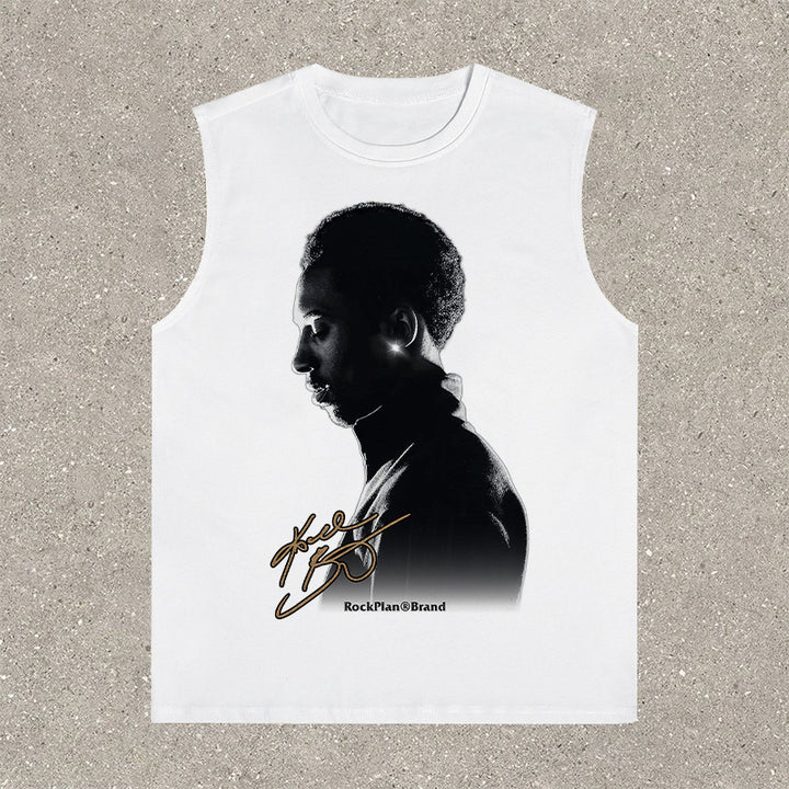 NO.24 Street basketball casual print vest