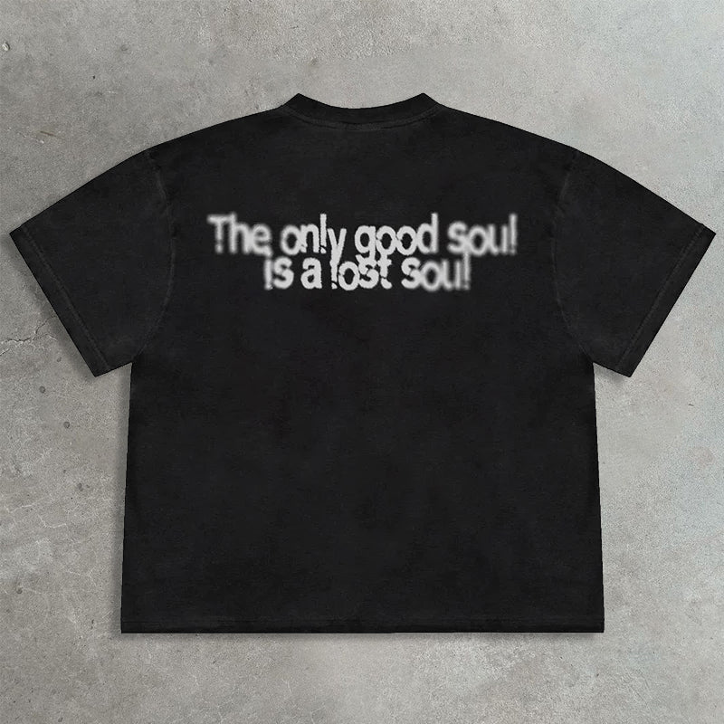 lost souls printed t-shirt