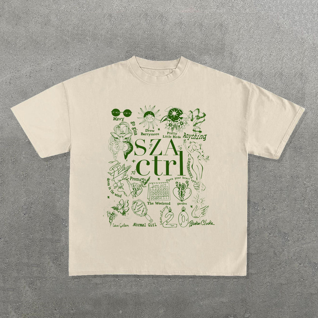 Ctrl Print Short Sleeve T-Shirt