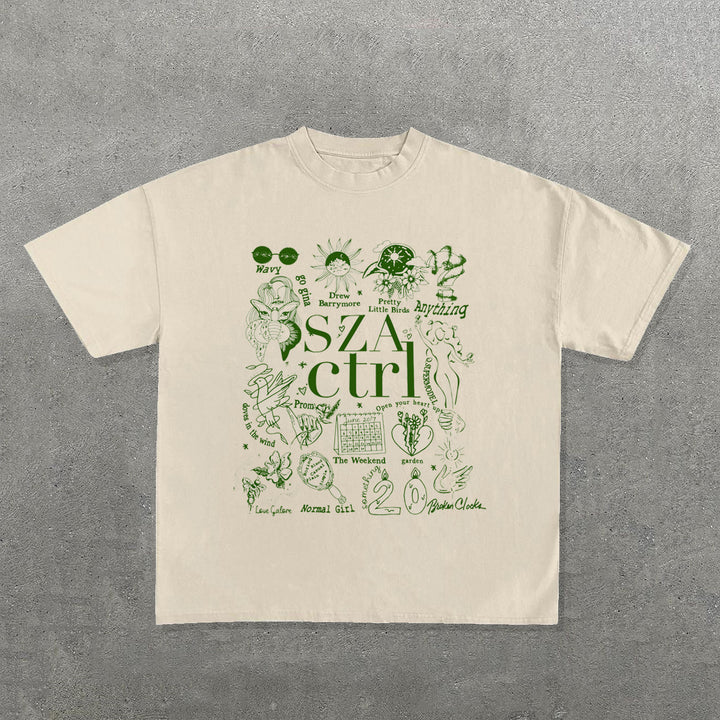 Ctrl Print Short Sleeve T-Shirt