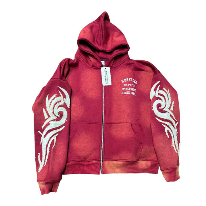 Casual personalized printed hoodie set