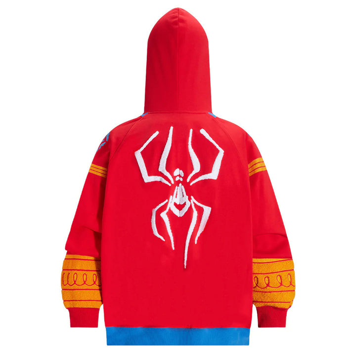 Contrast Spider-Man Retro Full-Zip Hoodie