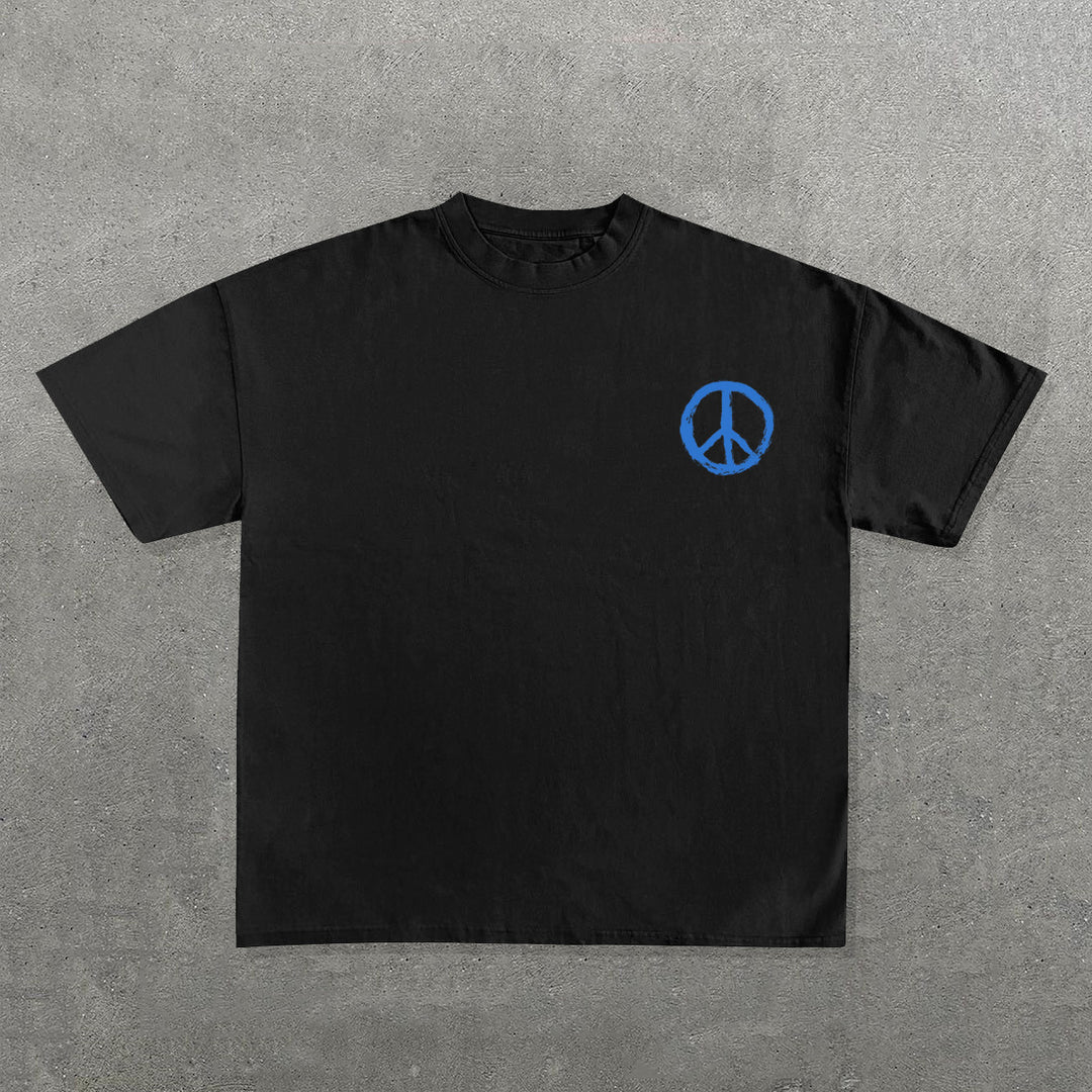 Seek Inner Peace Print Short Sleeve T-Shirt