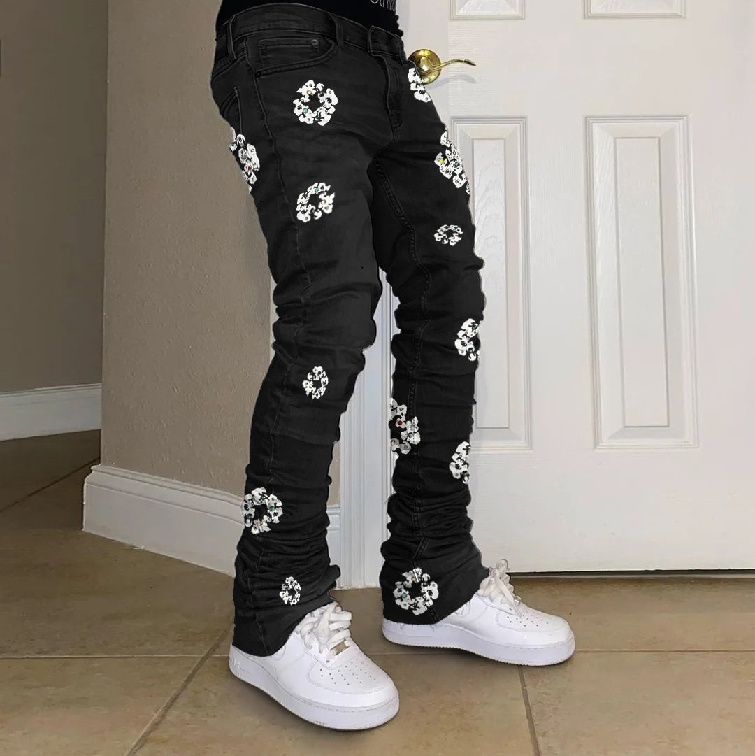 Retro Hip Hop Street Fashion Jeans