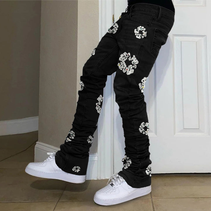 Retro Hip Hop Street Fashion Jeans