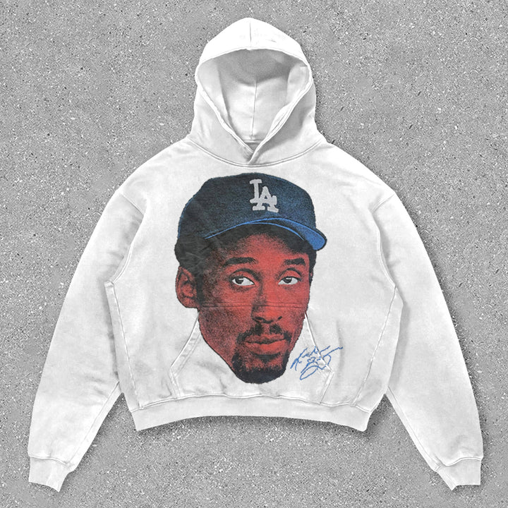 Legendary character print hoodie