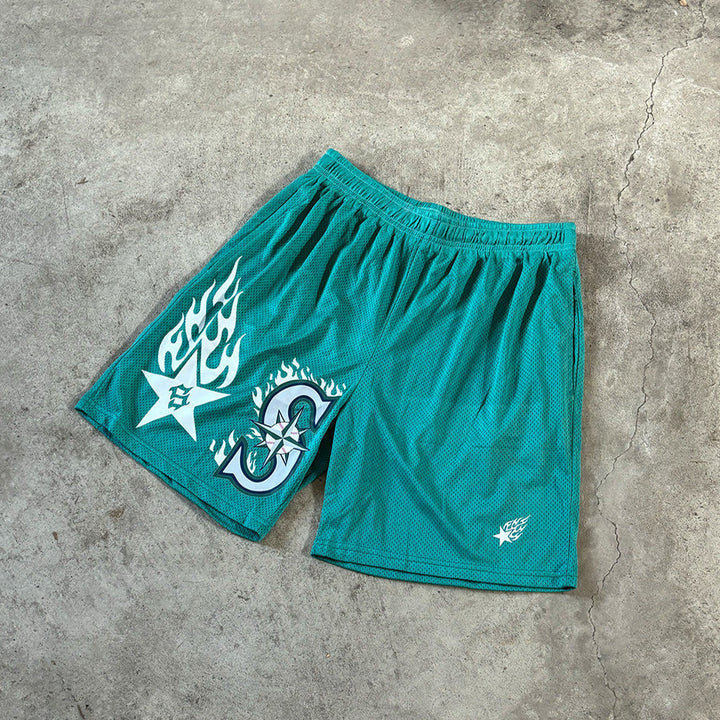 Stylish sportswear Seattle print shorts