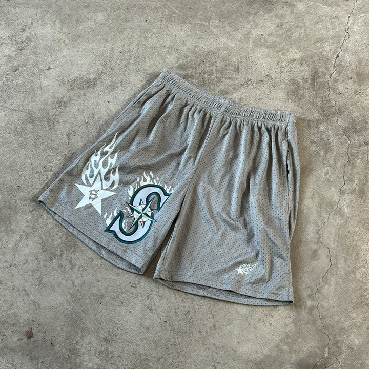 Stylish sportswear Seattle print shorts