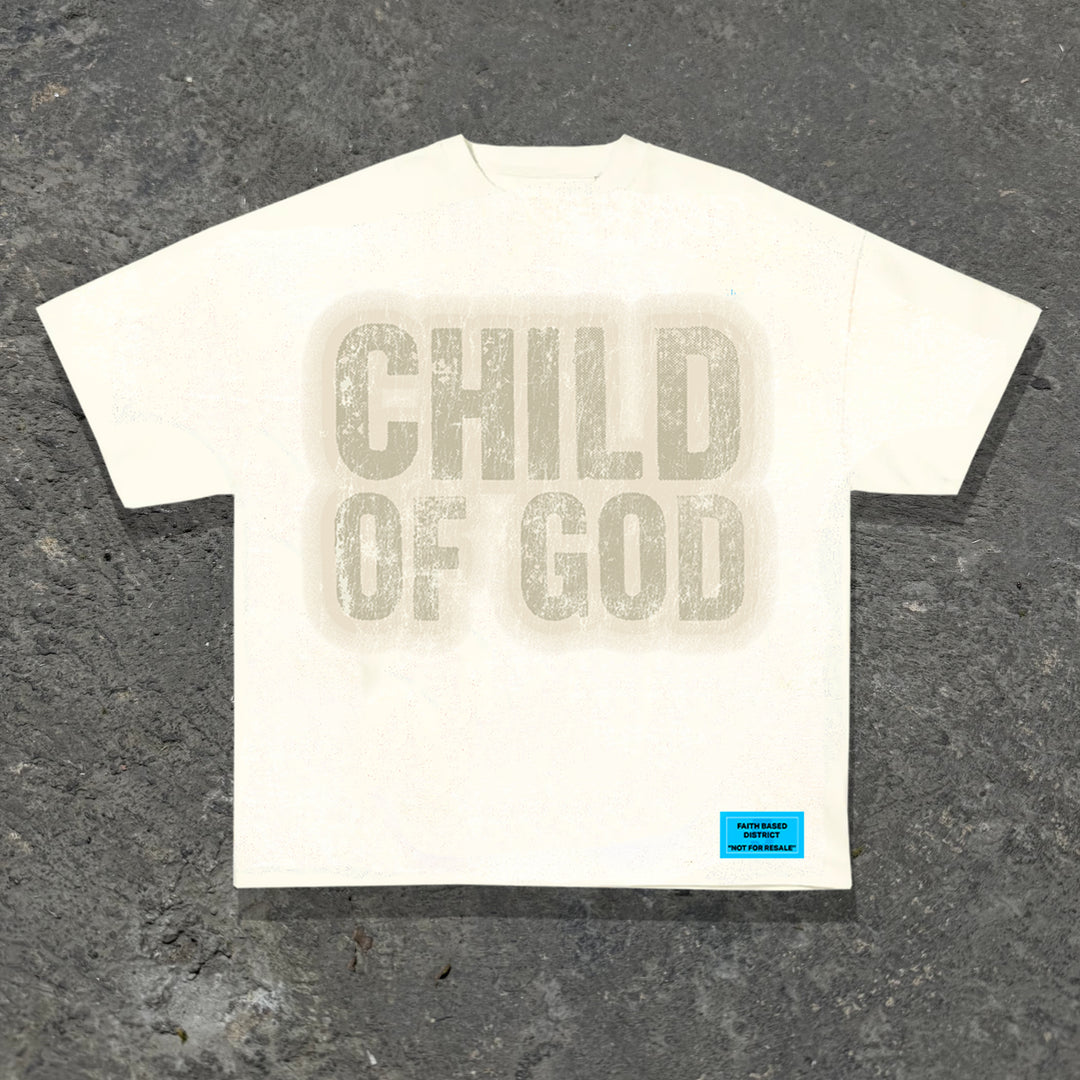 Child God casual street cotton T-shirt