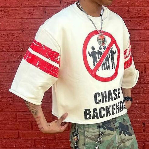 Chase Backends Printed Three-quarter Sleeve T-shirt