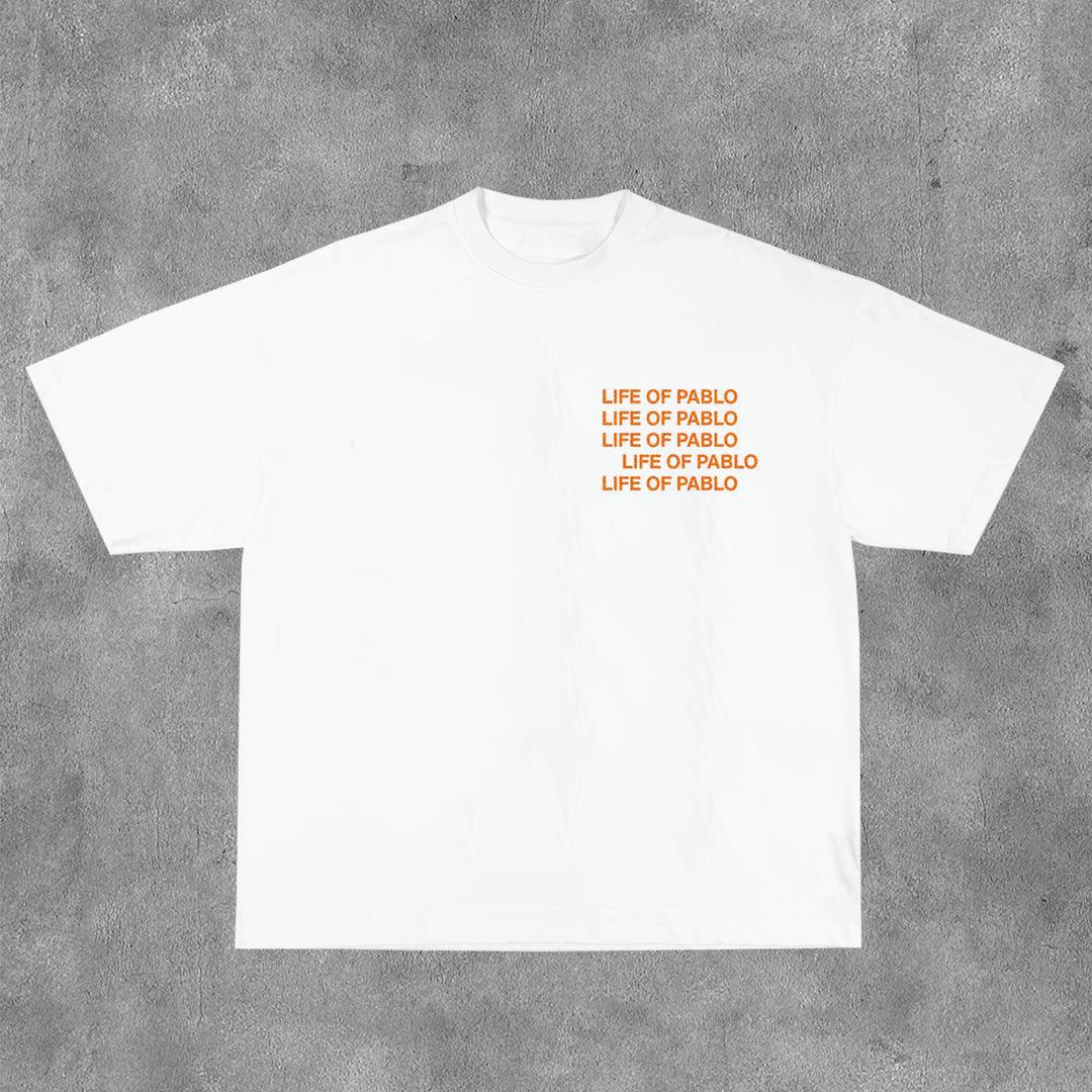 The Life Of Pablo Print Short Sleeve T-Shirt