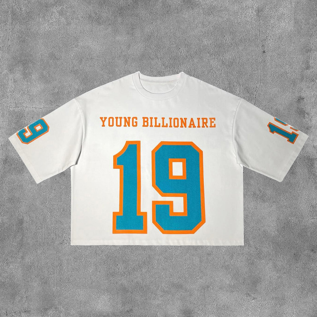 Young Billionaire Print Short Sleeve T-Shirt