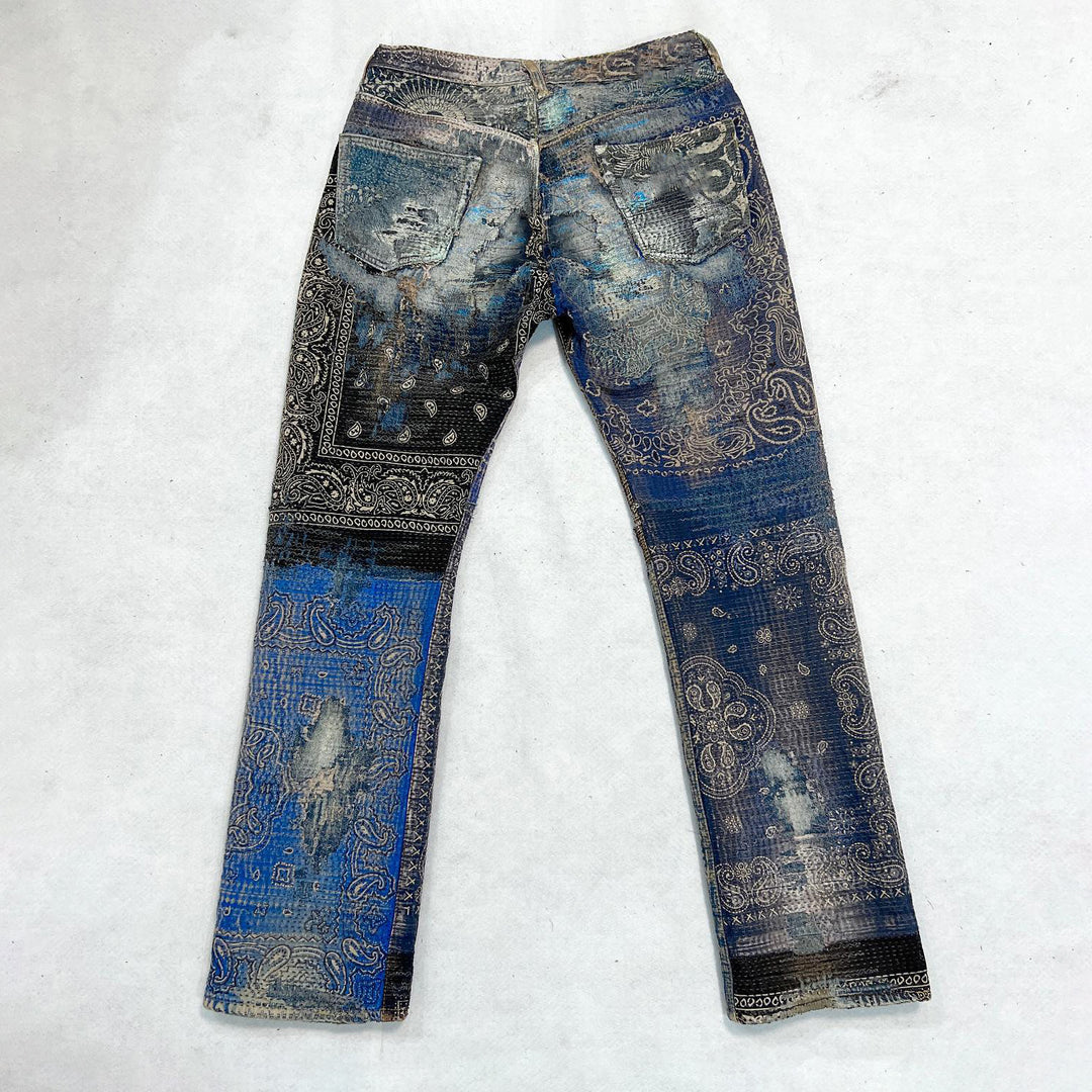 Retro High Fashion Street Jeans