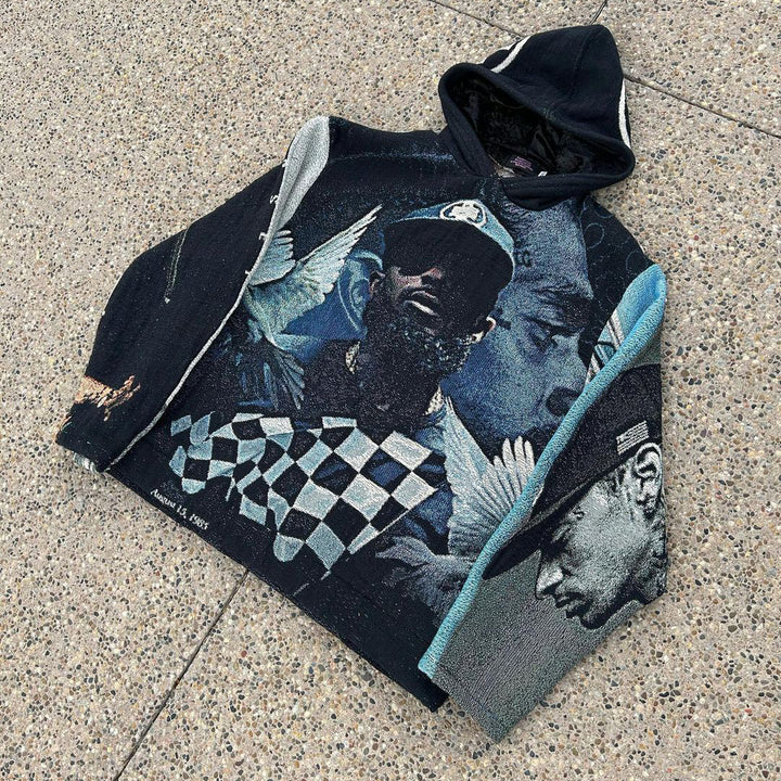 Casual Street Hip Hop Festival Tapestry Hoodie