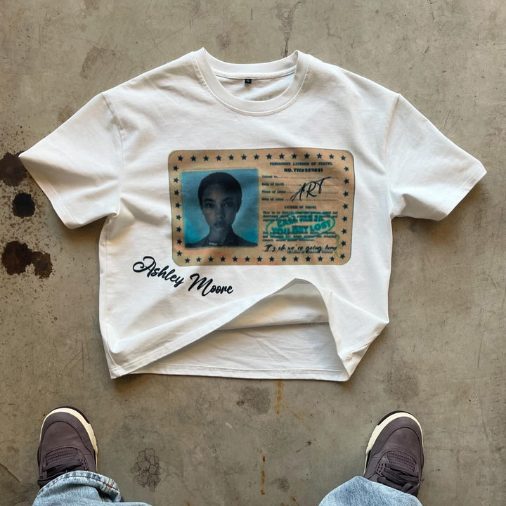 Personalized ID printed T-shirt