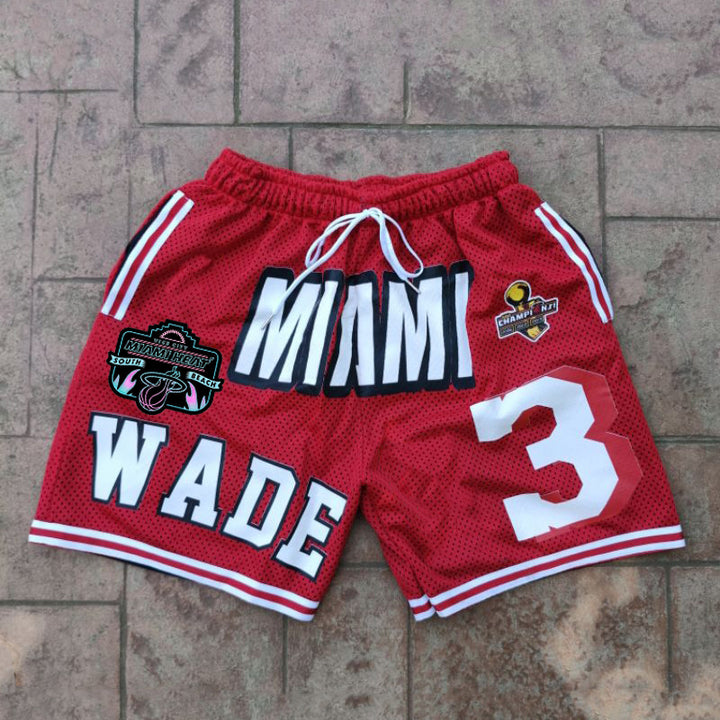 Casual Street Basketball Heat Mesh Shorts