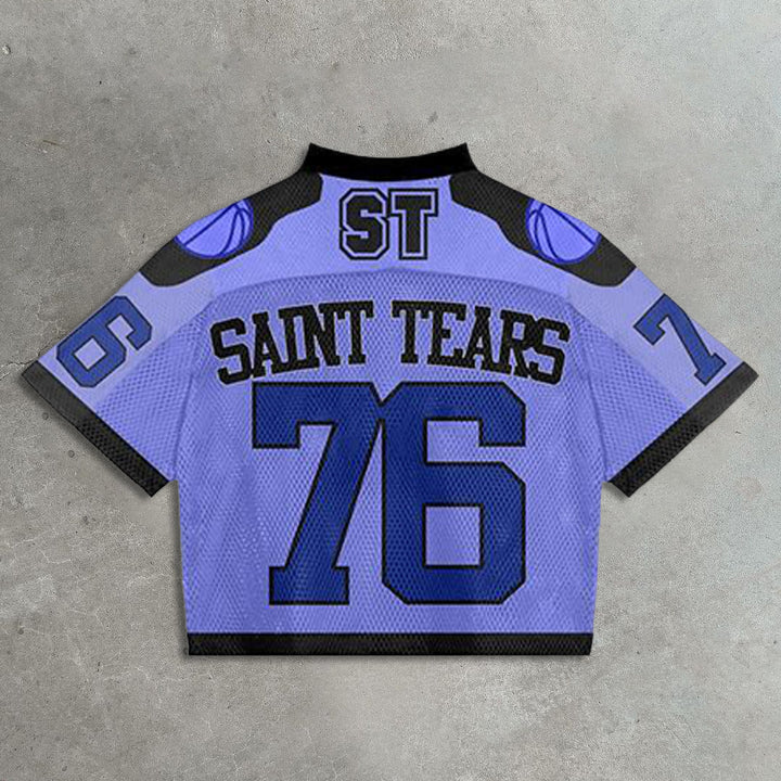 Saints Basketball Casual Mesh Jersey